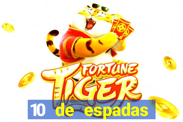 10 de espadas tarot amor